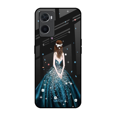 Queen Of Fashion Oppo A76 Glass Back Cover Online