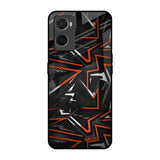 Vector Art Oppo A76 Glass Back Cover Online
