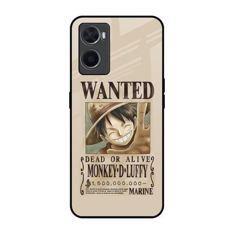 Luffy Wanted Oppo A76 Glass Back Cover Online