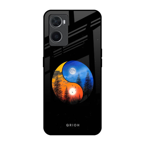 Yin Yang Balance Oppo A76 Glass Back Cover Online