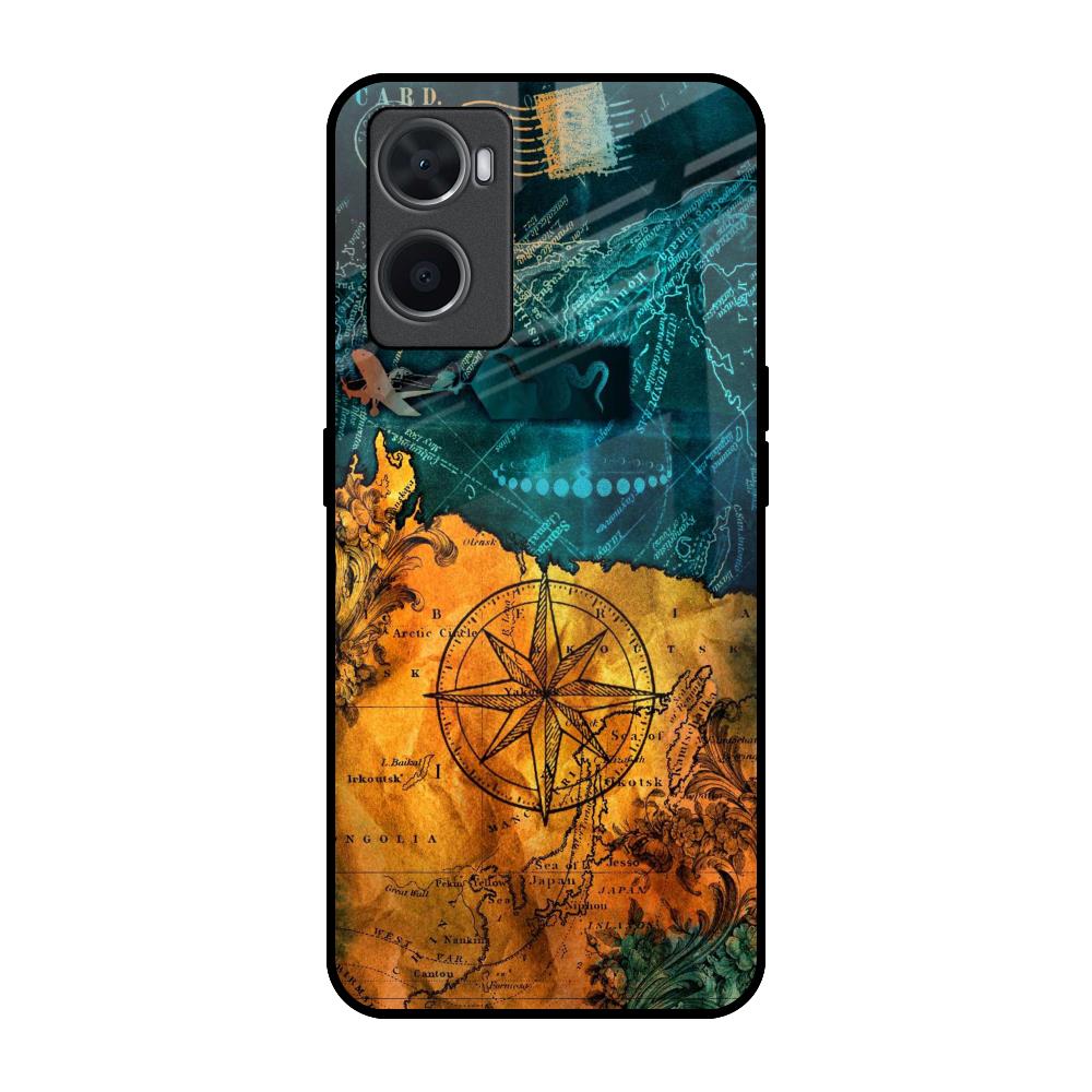 Architecture Map Oppo A76 Glass Back Cover Online