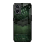 Green Leather Oppo A76 Glass Back Cover Online