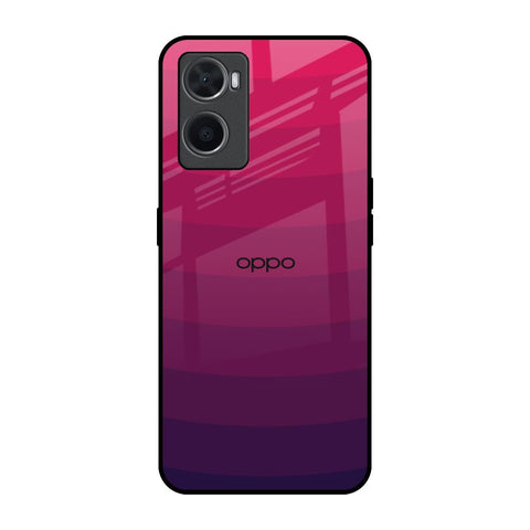 Wavy Pink Pattern Oppo A76 Glass Back Cover Online