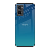 Celestial Blue Oppo A76 Glass Back Cover Online