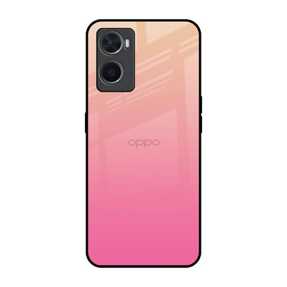 Pastel Pink Gradient Oppo A76 Glass Back Cover Online