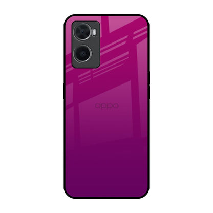 Magenta Gradient Oppo A76 Glass Back Cover Online