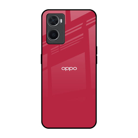 Solo Maroon Oppo A76 Glass Back Cover Online