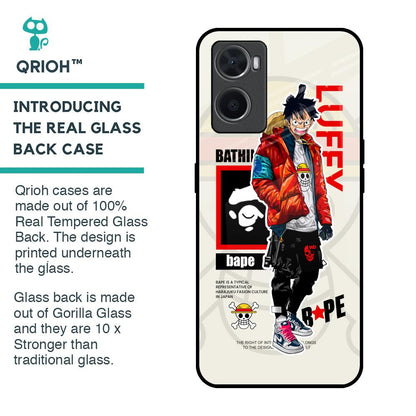 Bape Luffy Glass Case for Oppo A76