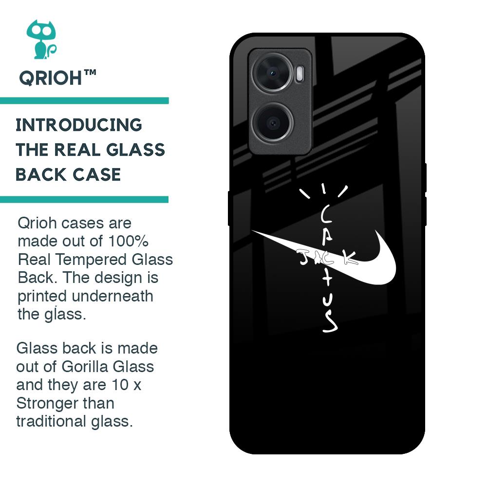 Jack Cactus Glass Case for Oppo A76