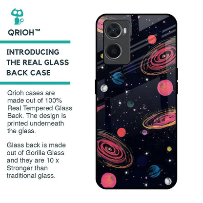 Galaxy In Dream Glass Case For Oppo A76