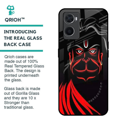 Lord Hanuman Glass Case For Oppo A76