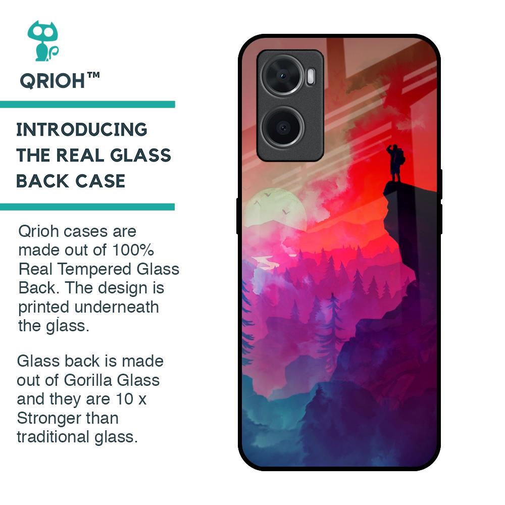 Dream So High Glass Case For Oppo A76