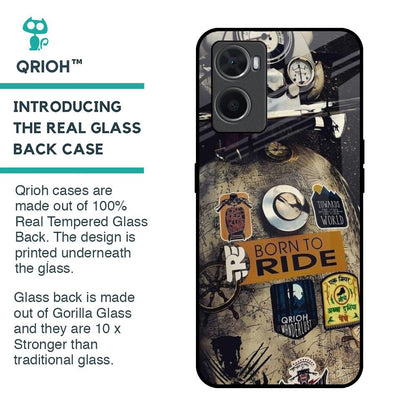 Ride Mode On Glass Case for Oppo A76