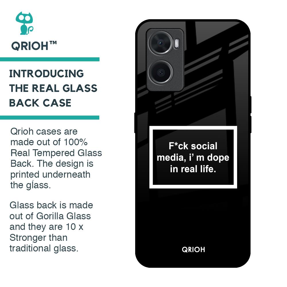 Dope In Life Glass Case for Oppo A76