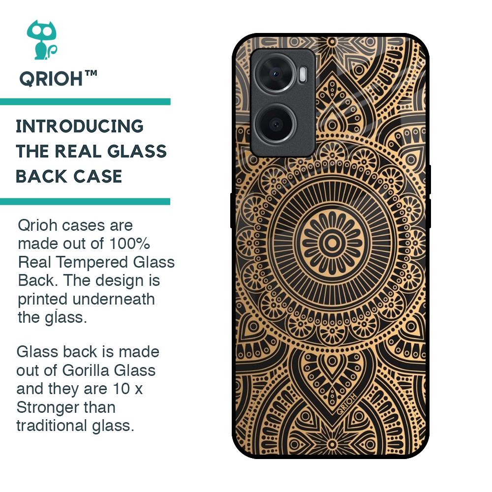 Luxury Mandala Glass Case for Oppo A76