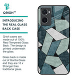 Abstact Tiles Glass Case for Oppo A76