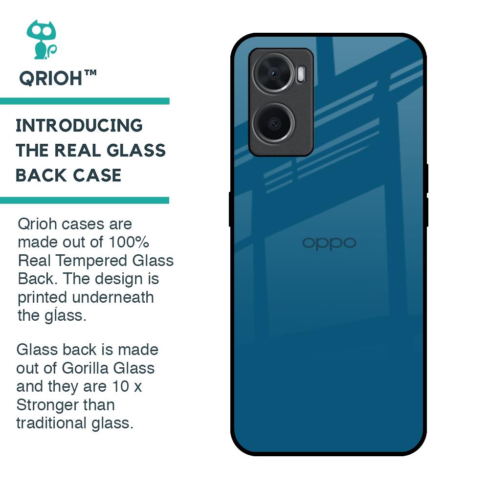 Cobalt Blue Glass Case for Oppo A76
