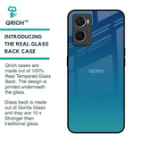 Celestial Blue Glass Case For Oppo A76