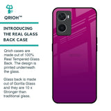 Magenta Gradient Glass Case For Oppo A76
