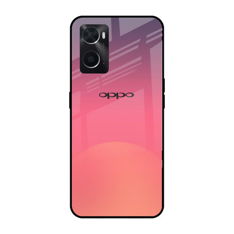 Sunset Orange Oppo A76 Glass Cases & Covers Online