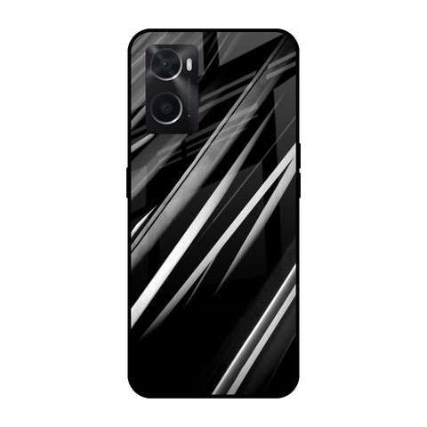 Black & Grey Gradient Oppo A76 Glass Cases & Covers Online