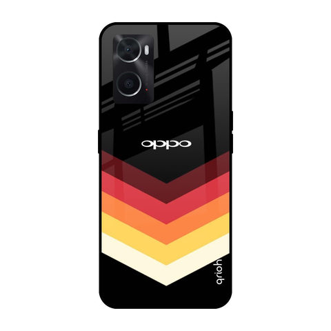Abstract Arrow Pattern Oppo A76 Glass Cases & Covers Online