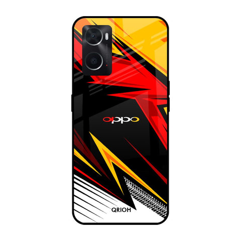 Race Jersey Pattern Oppo A76 Glass Cases & Covers Online