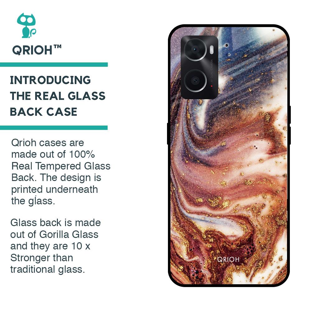 Exceptional Texture Glass Case for Oppo A76