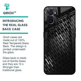 Dark Abstract Pattern Glass Case For Oppo A76