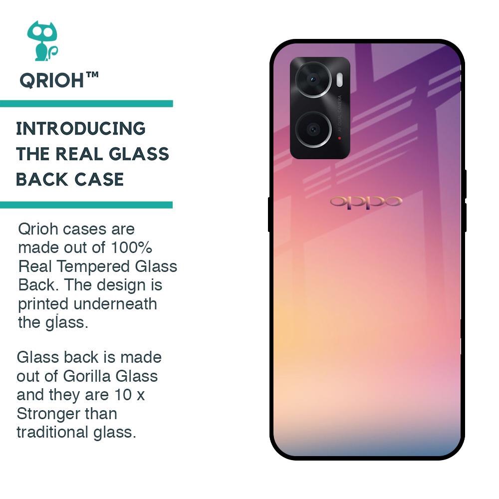 Lavender Purple Glass case for Oppo A76