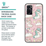 Balloon Unicorn Glass case for Oppo A76