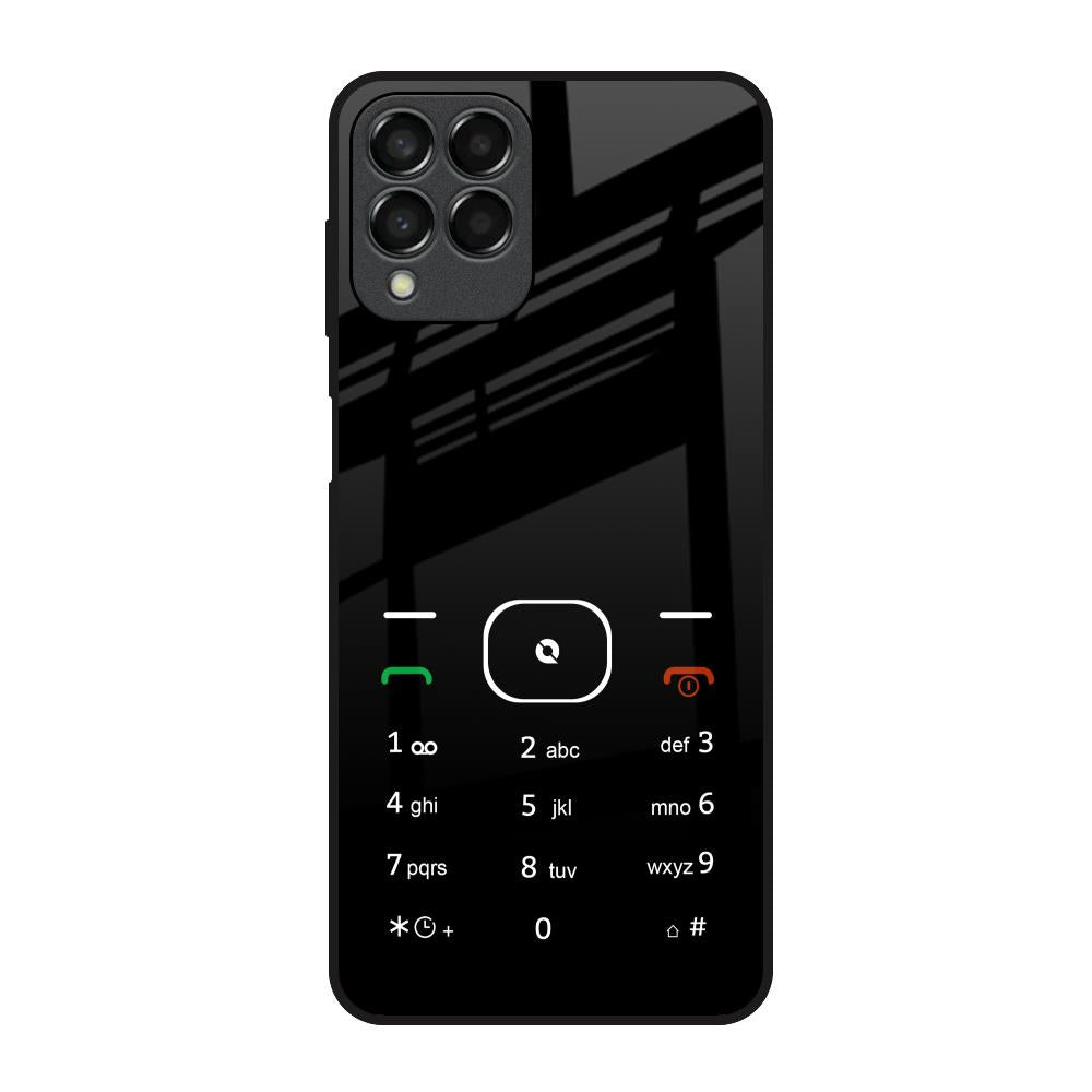 Classic Keypad Pattern Samsung Galaxy M33 5G Glass Back Cover Online
