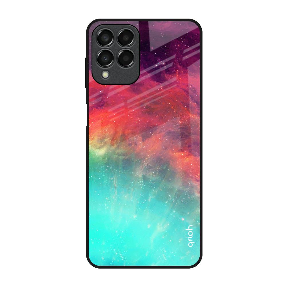 Colorful Aura Samsung Galaxy M33 5G Glass Back Cover Online