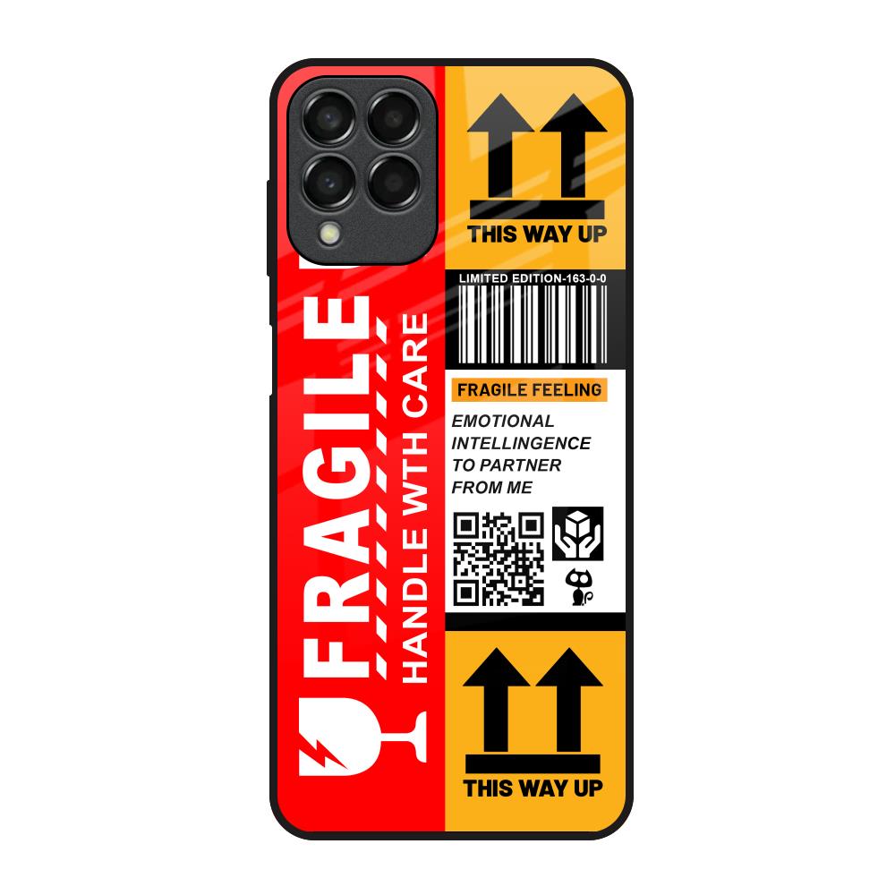 Handle With Care Samsung Galaxy M33 5G Glass Back Cover Online