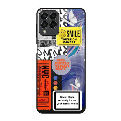 Smile for Camera Samsung Galaxy M33 5G Glass Back Cover Online