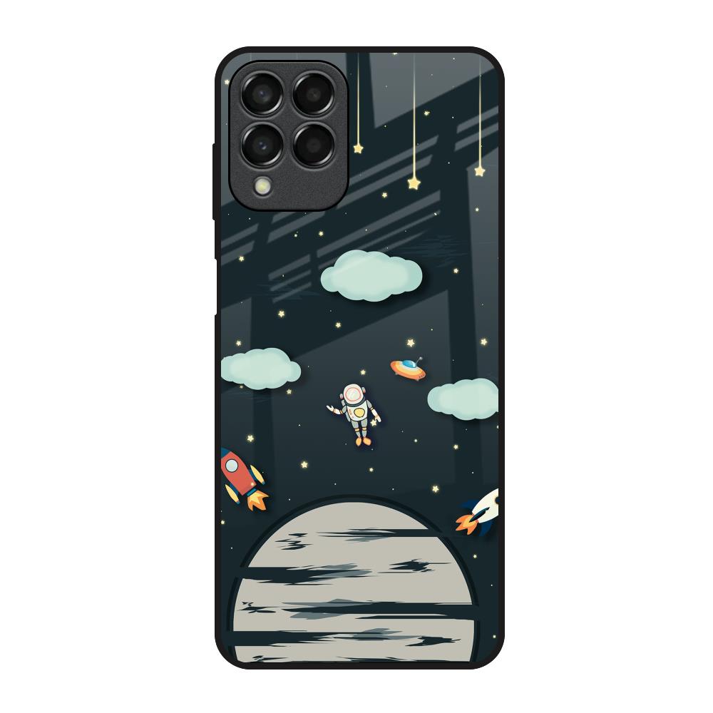 Astronaut Dream Samsung Galaxy M33 5G Glass Back Cover Online