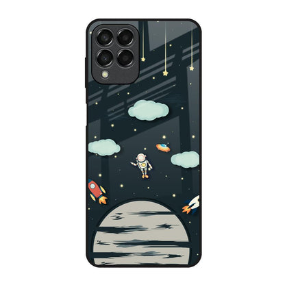 Astronaut Dream Samsung Galaxy M33 5G Glass Back Cover Online