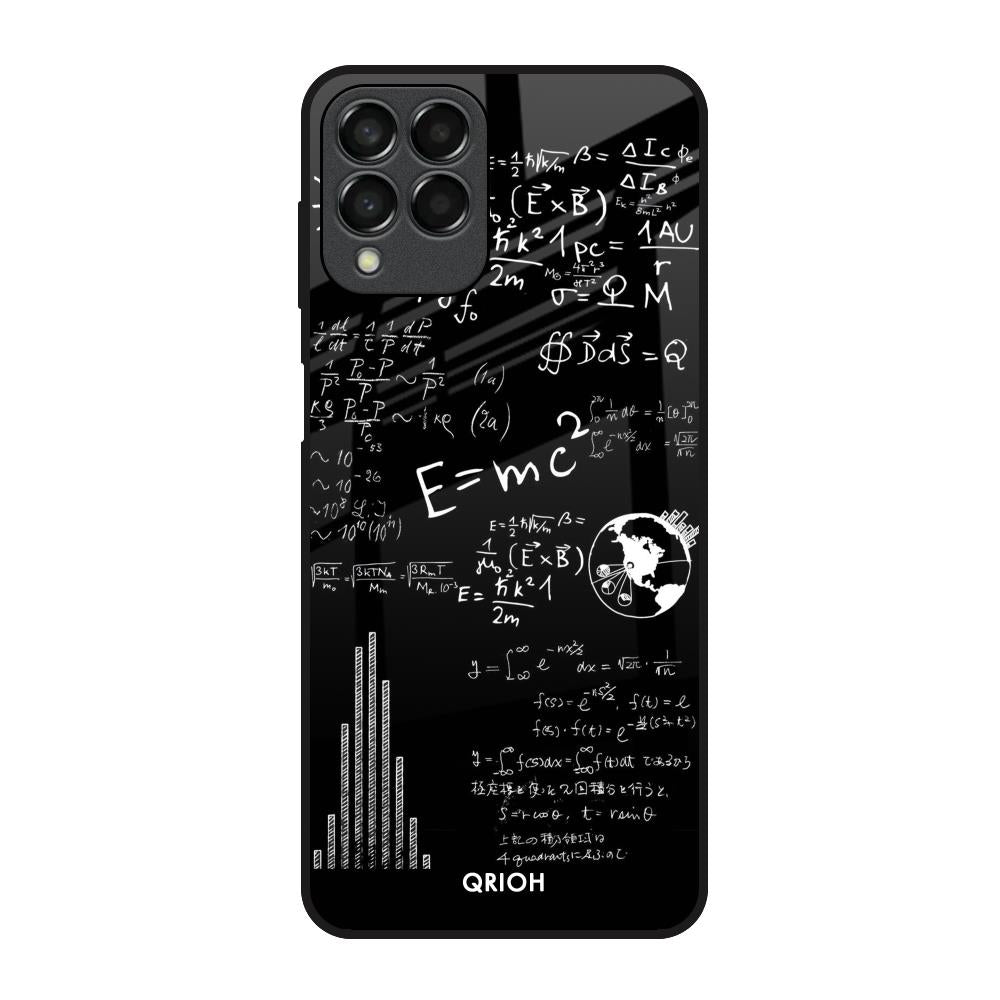 Funny Math Samsung Galaxy M33 5G Glass Back Cover Online
