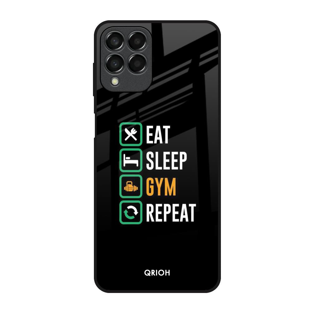 Daily Routine Samsung Galaxy M33 5G Glass Back Cover Online