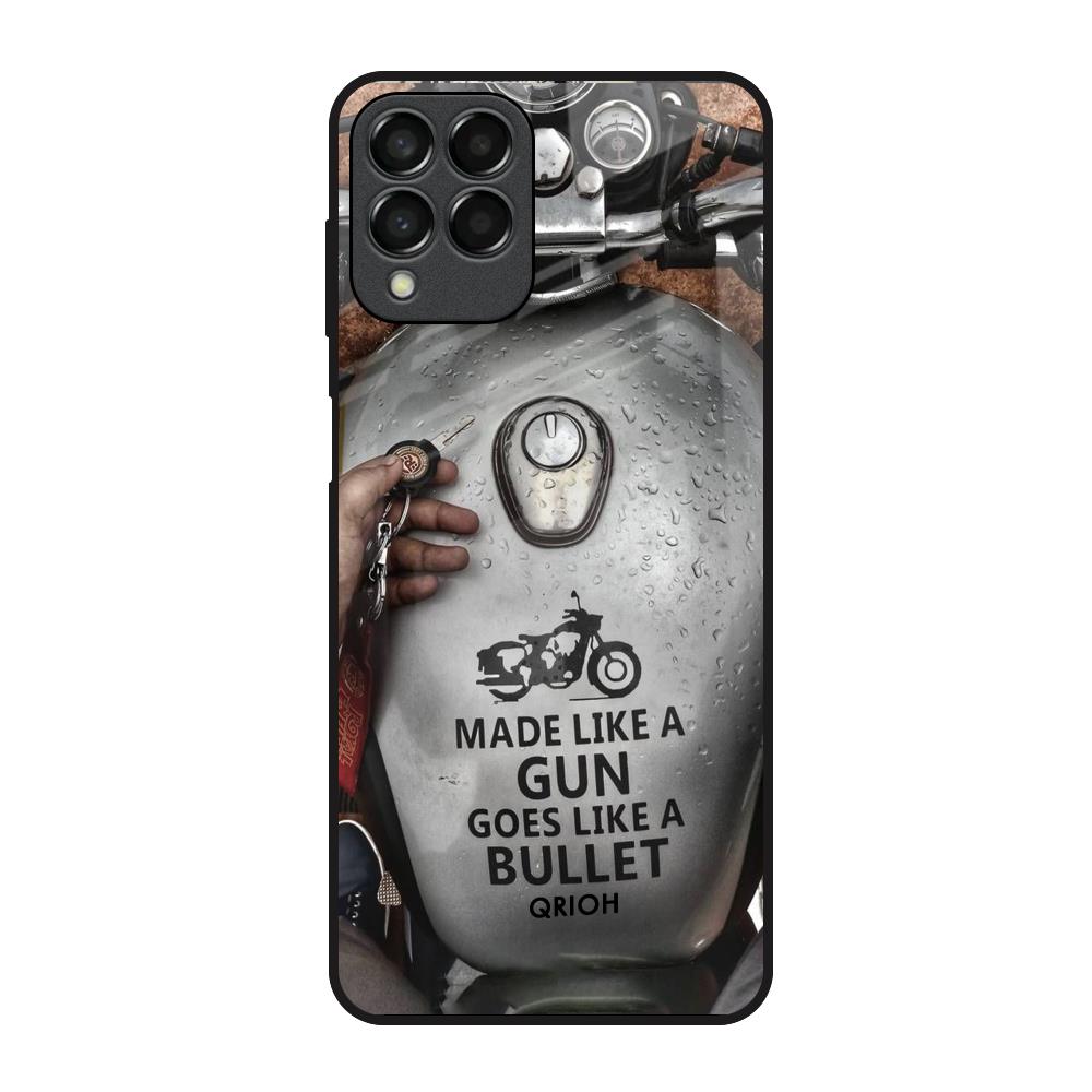 Royal Bike Samsung Galaxy M33 5G Glass Back Cover Online