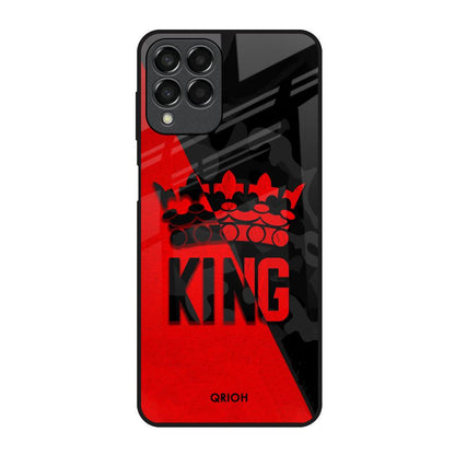 I Am A King Samsung Galaxy M33 5G Glass Back Cover Online