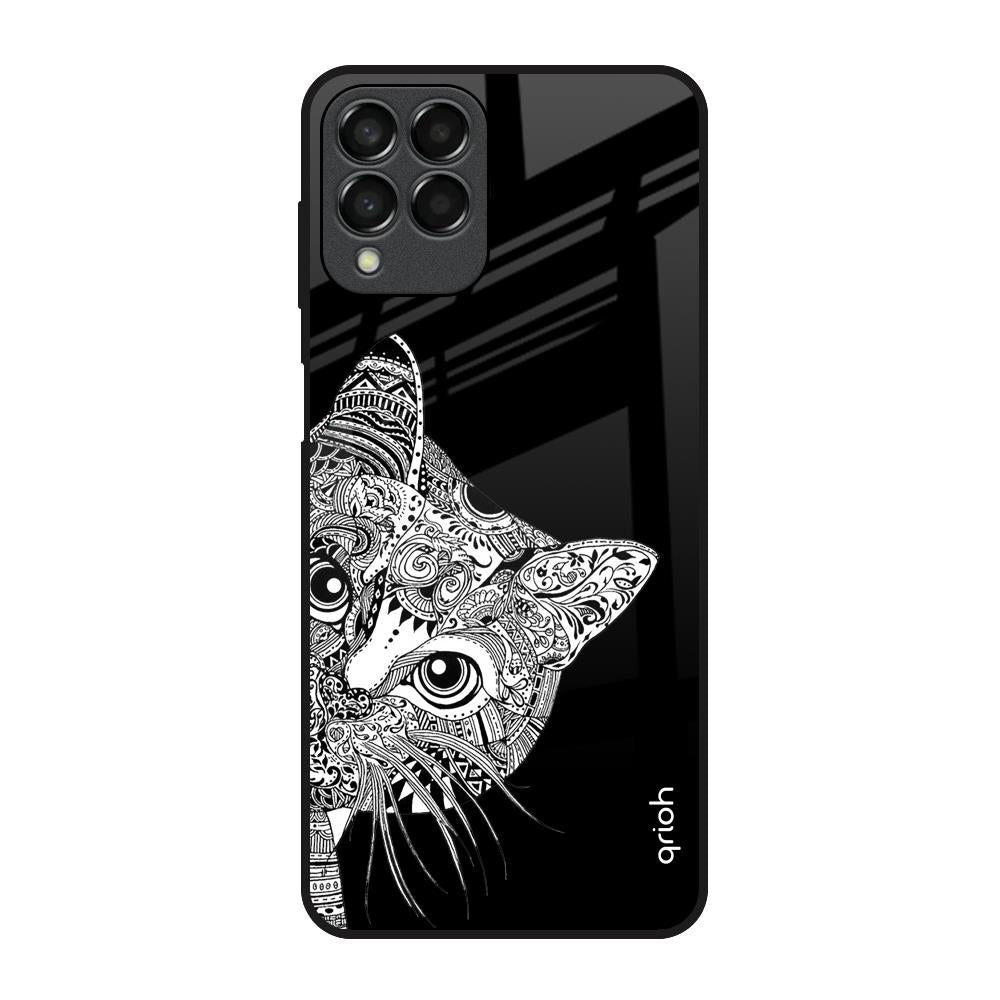 Kitten Mandala Samsung Galaxy M33 5G Glass Back Cover Online