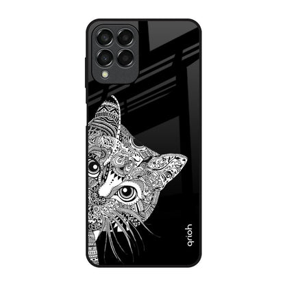Kitten Mandala Samsung Galaxy M33 5G Glass Back Cover Online