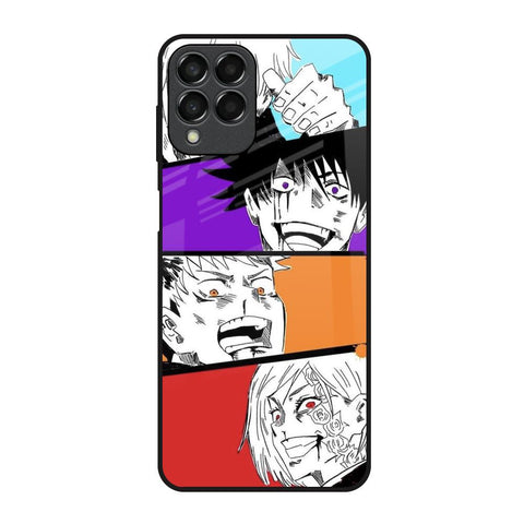 Anime Sketch Samsung Galaxy M33 5G Glass Back Cover Online