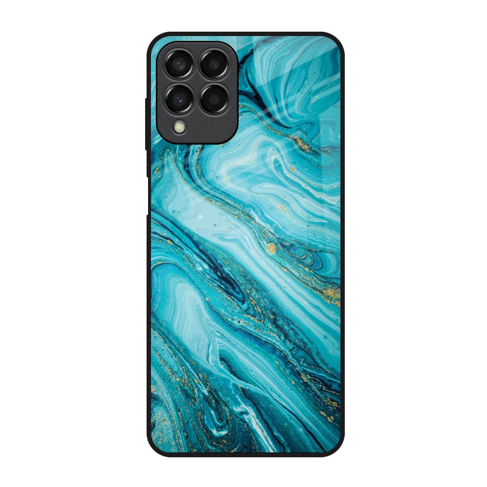 Ocean Marble Samsung Galaxy M33 5G Glass Back Cover Online