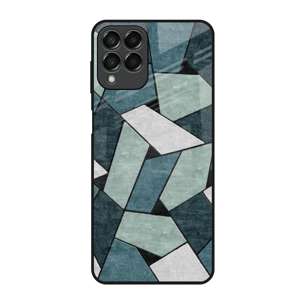 Abstact Tiles Samsung Galaxy M33 5G Glass Back Cover Online