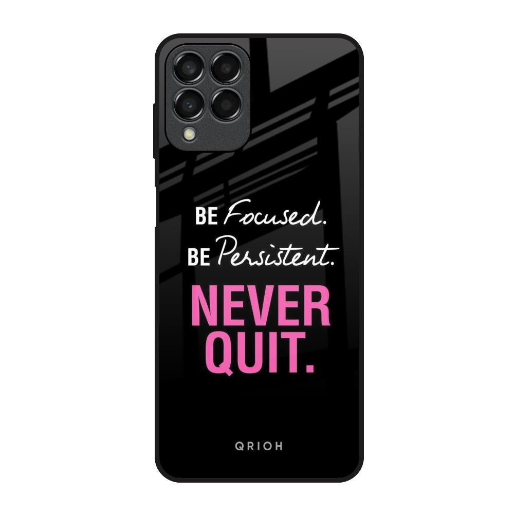Be Focused Samsung Galaxy M33 5G Glass Back Cover Online