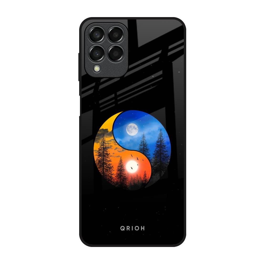 Yin Yang Balance Samsung Galaxy M33 5G Glass Back Cover Online