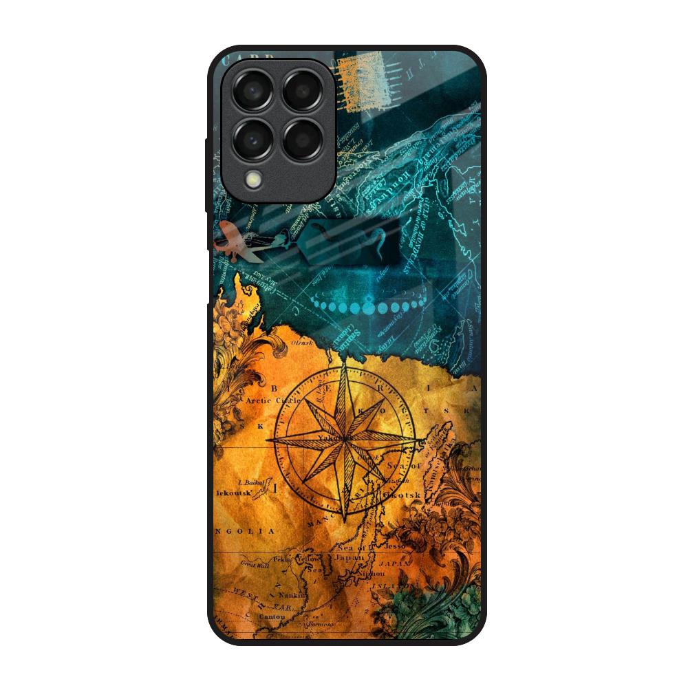 Architecture Map Samsung Galaxy M33 5G Glass Back Cover Online