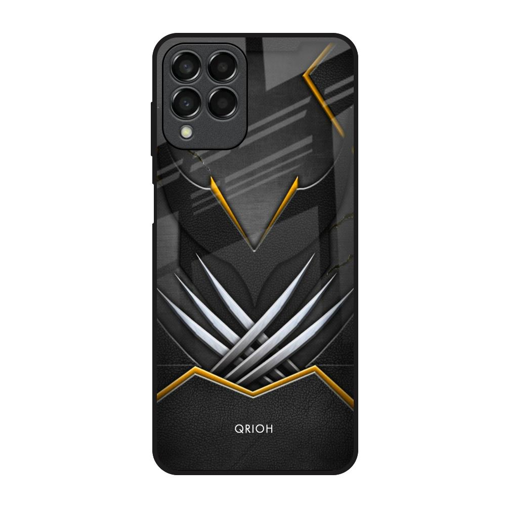 Black Warrior Samsung Galaxy M33 5G Glass Back Cover Online